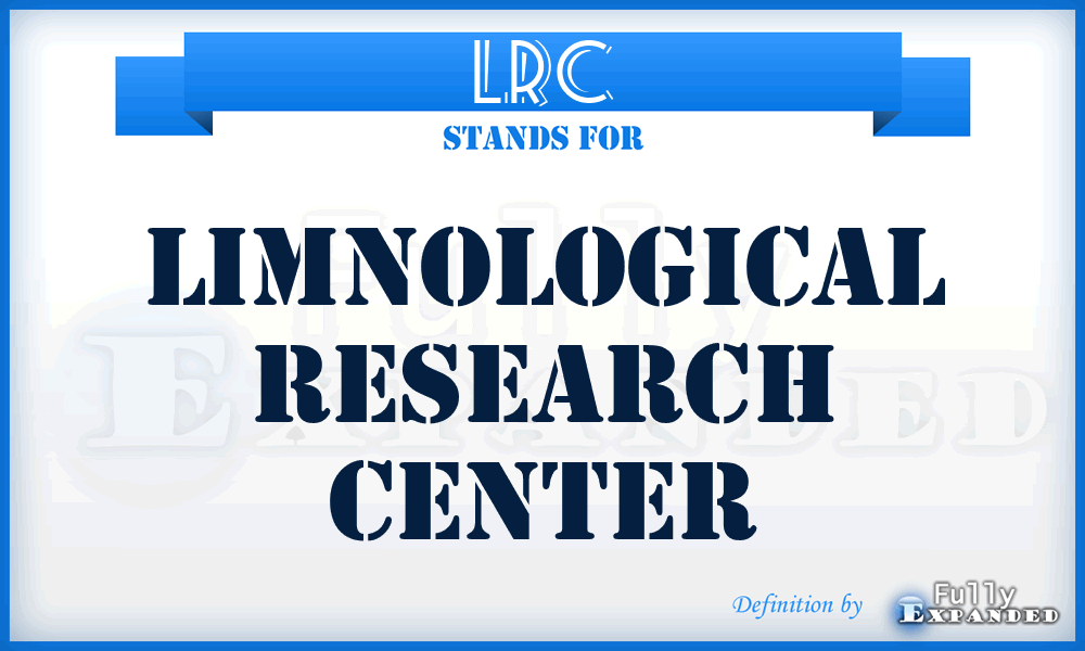 LRC - Limnological Research Center