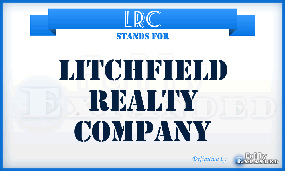 LRC - Litchfield Realty Company