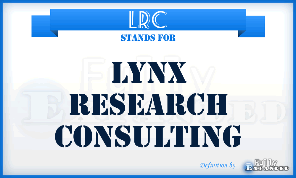 LRC - Lynx Research Consulting