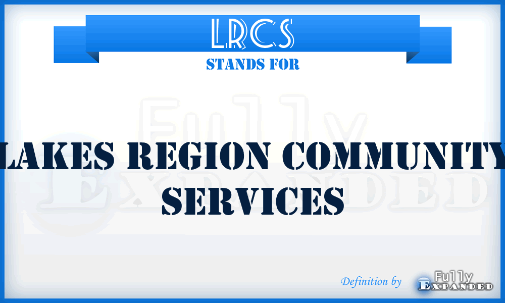 LRCS - Lakes Region Community Services