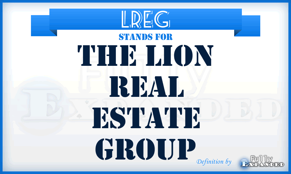 LREG - The Lion Real Estate Group