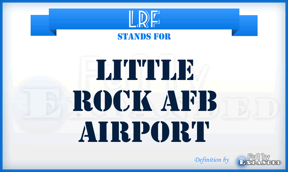 LRF - Little Rock Afb airport