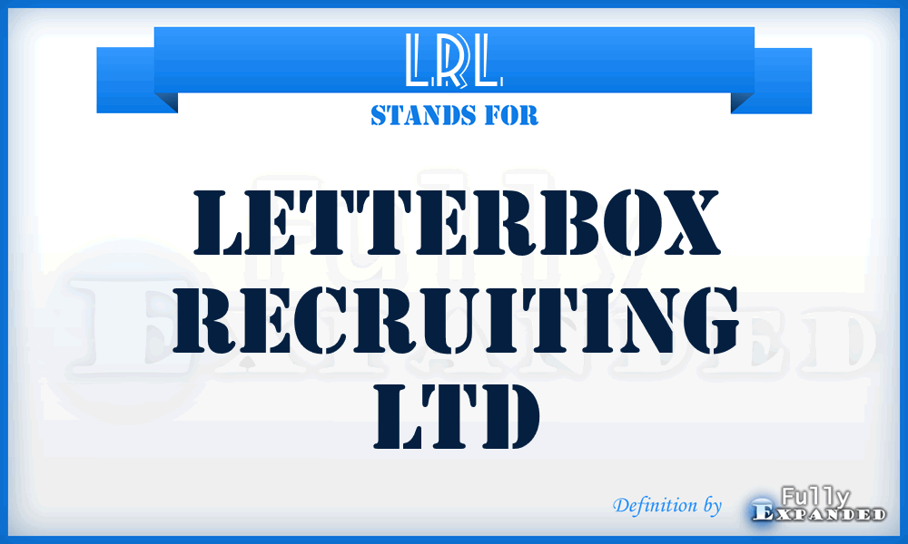 LRL - Letterbox Recruiting Ltd