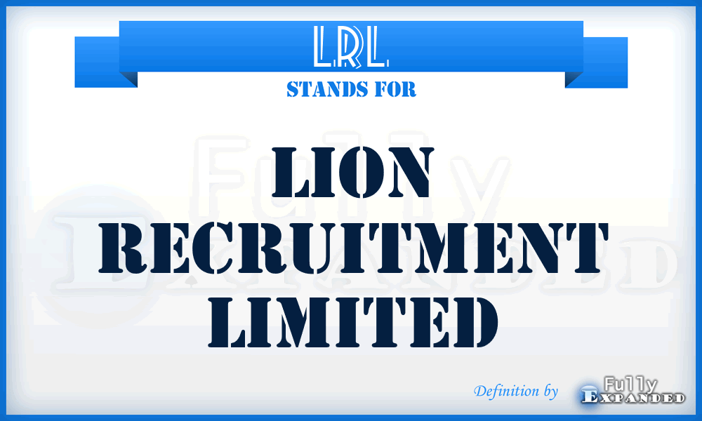 LRL - Lion Recruitment Limited