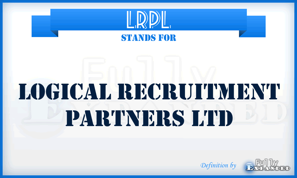 LRPL - Logical Recruitment Partners Ltd