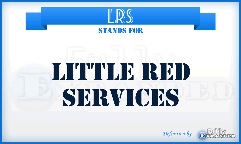 LRS - Little Red Services