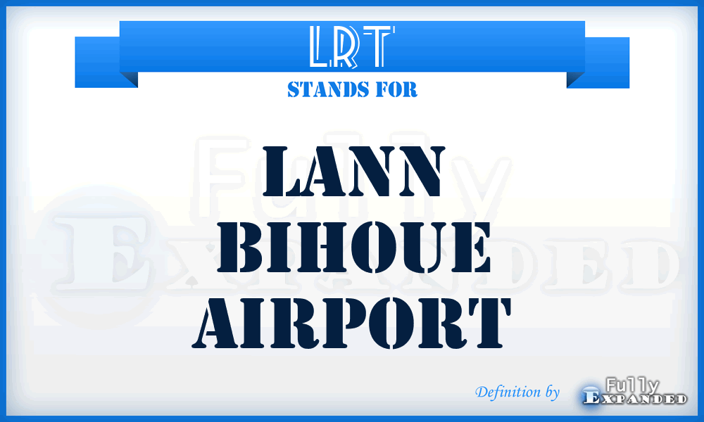 LRT - Lann Bihoue airport