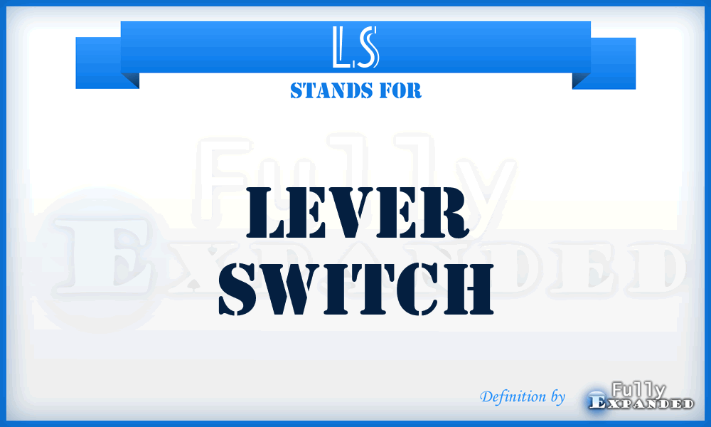LS - Lever Switch