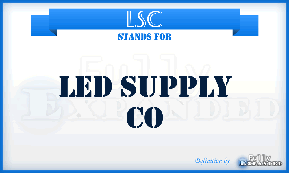 LSC - Led Supply Co