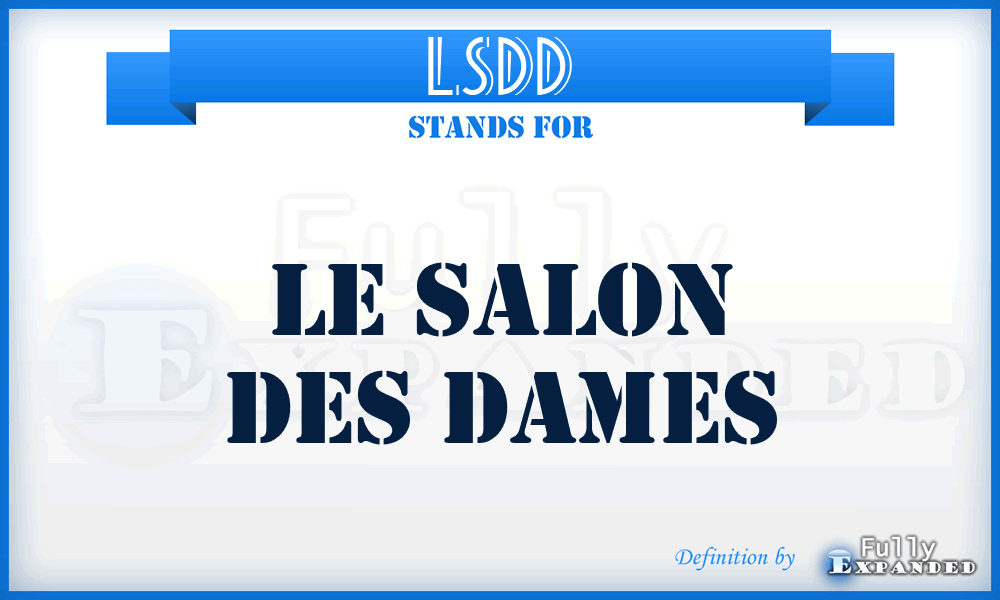 LSDD - Le Salon Des Dames