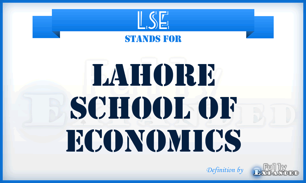 LSE - Lahore School of Economics