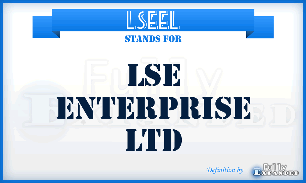 LSEEL - LSE Enterprise Ltd