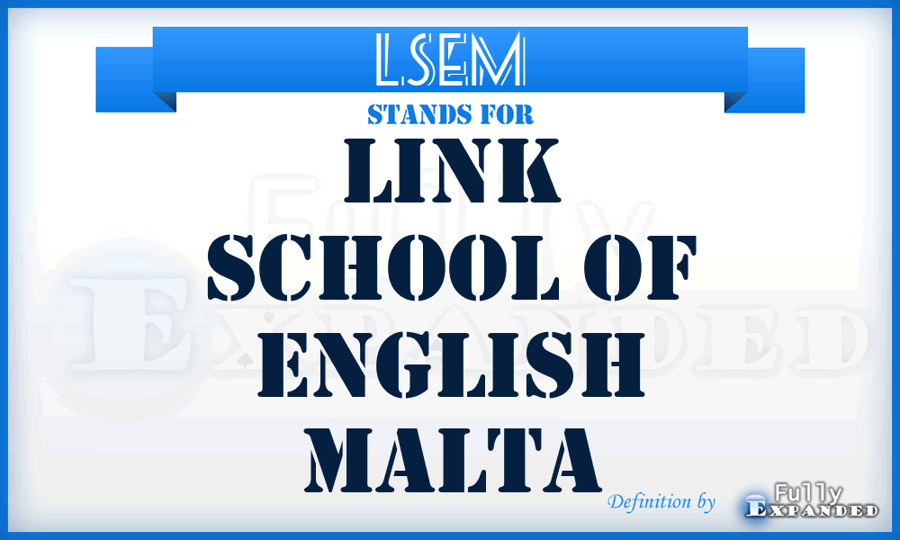 LSEM - Link School of English Malta