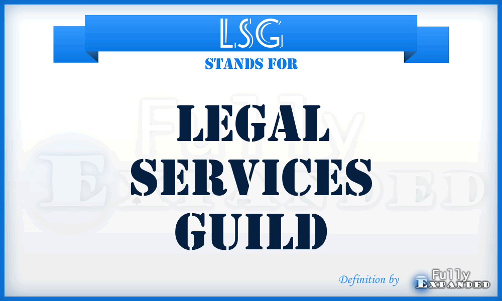LSG - Legal Services Guild