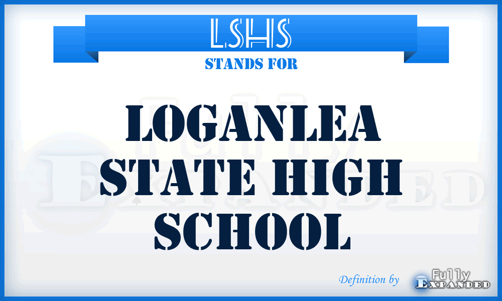 LSHS - Loganlea State High School