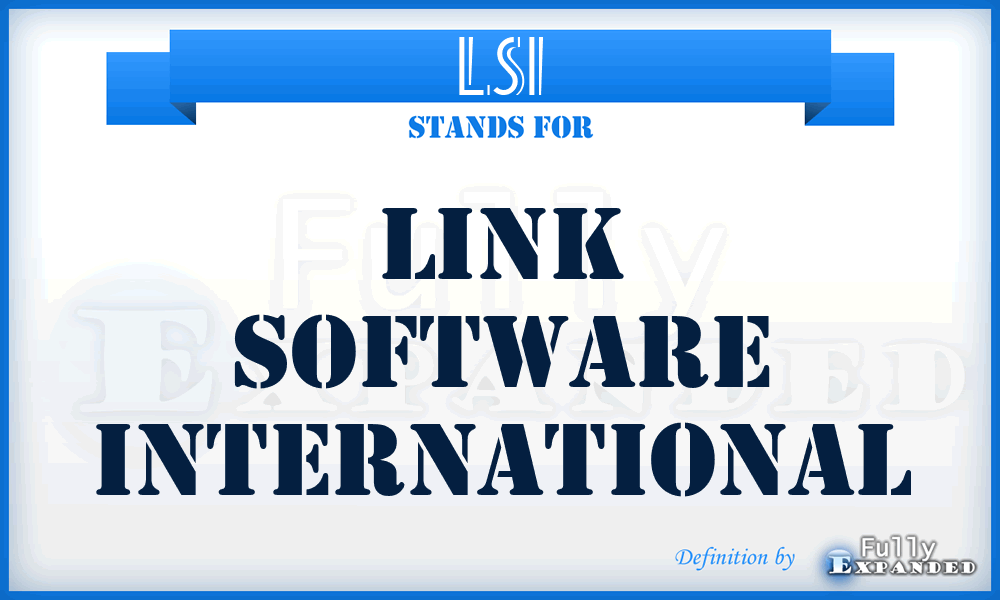LSI - Link Software International