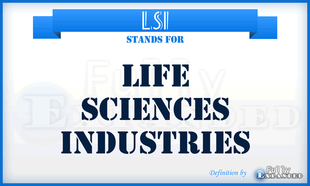 LSI - Life Sciences Industries