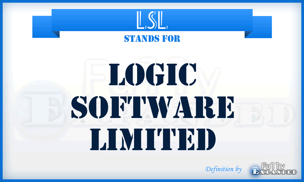 LSL - Logic Software Limited