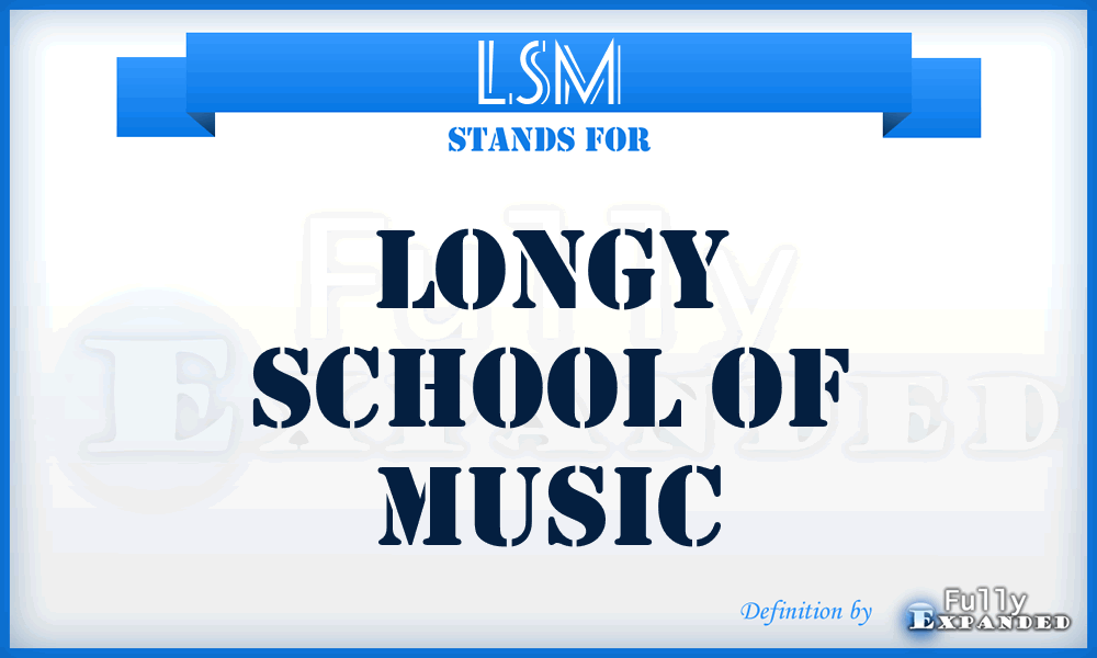 LSM - Longy School of Music