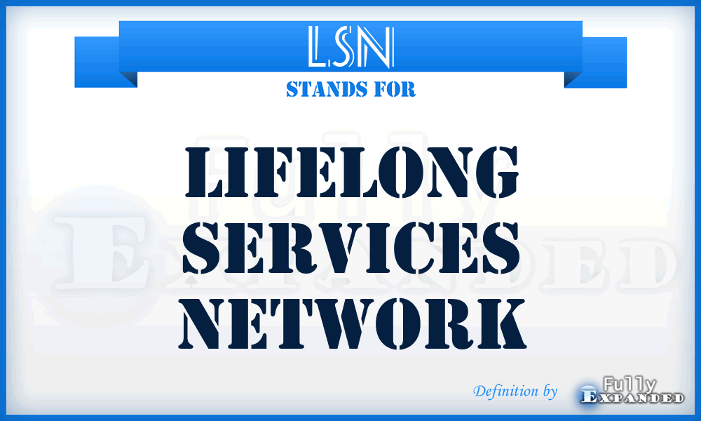 LSN - Lifelong Services Network