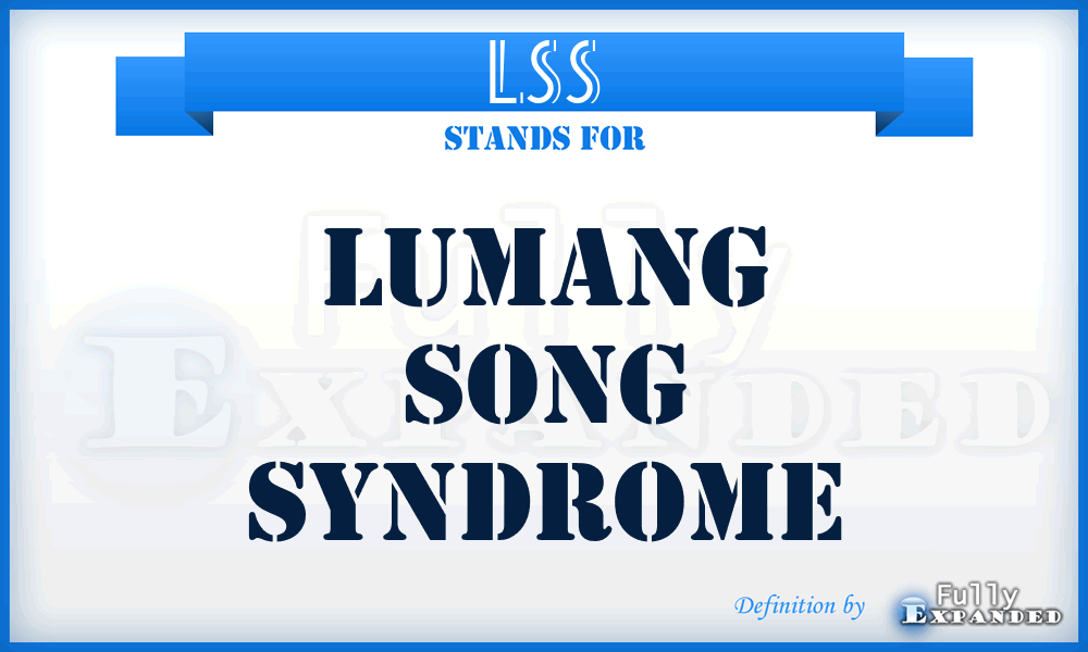 LSS - LUMANG SONG SYNDROME