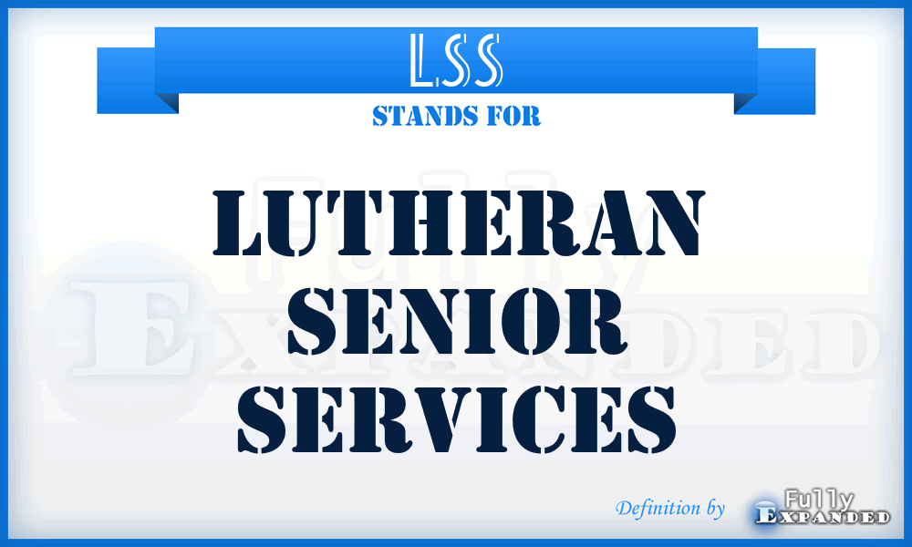 LSS - Lutheran Senior Services