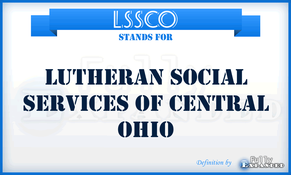 LSSCO - Lutheran Social Services of Central Ohio