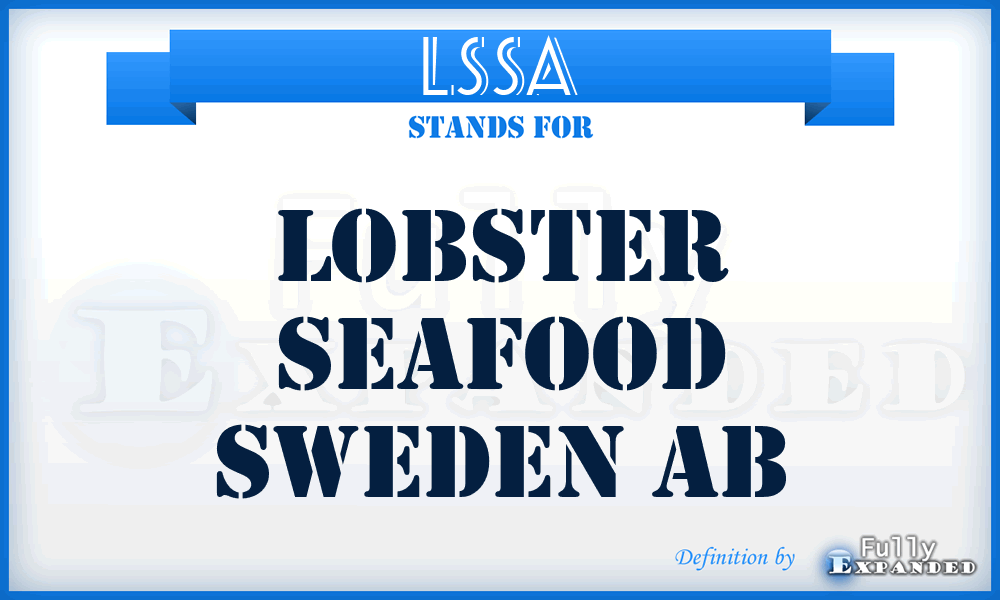 LSSA - Lobster Seafood Sweden Ab