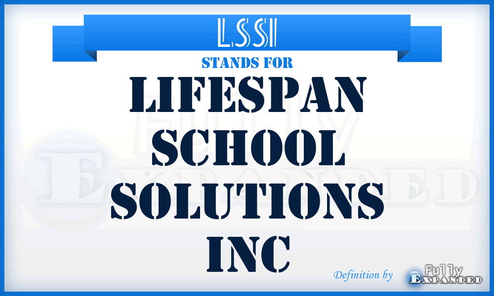 LSSI - Lifespan School Solutions Inc