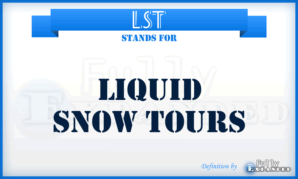LST - Liquid Snow Tours