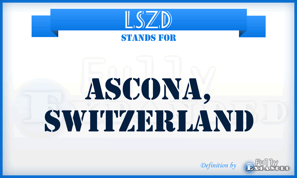 LSZD - Ascona, Switzerland