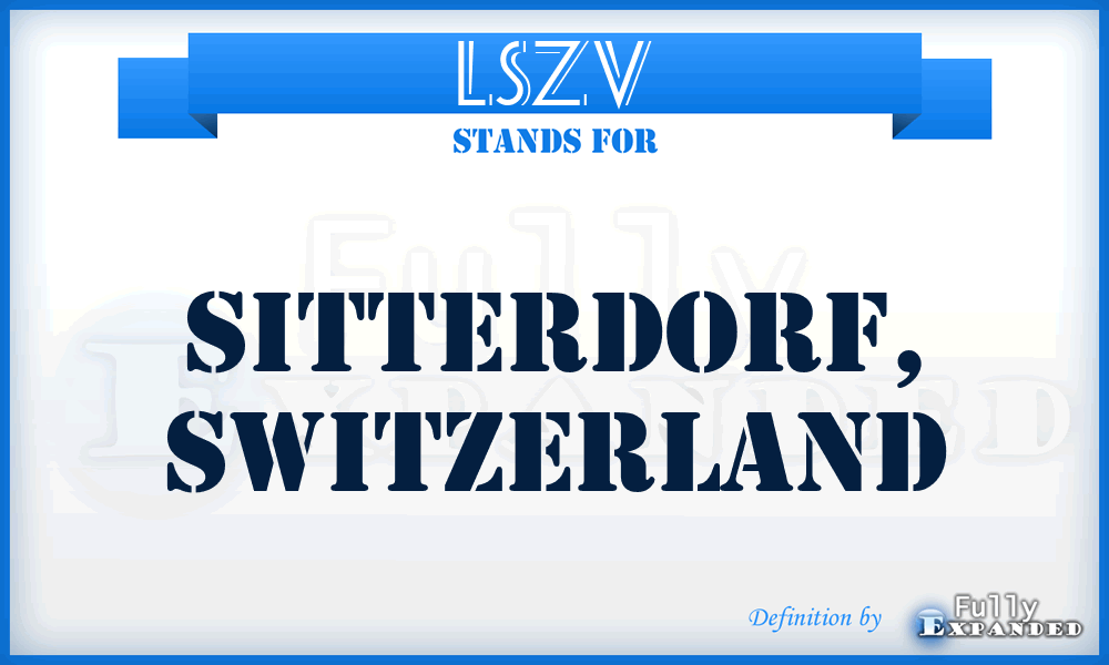LSZV - Sitterdorf, Switzerland