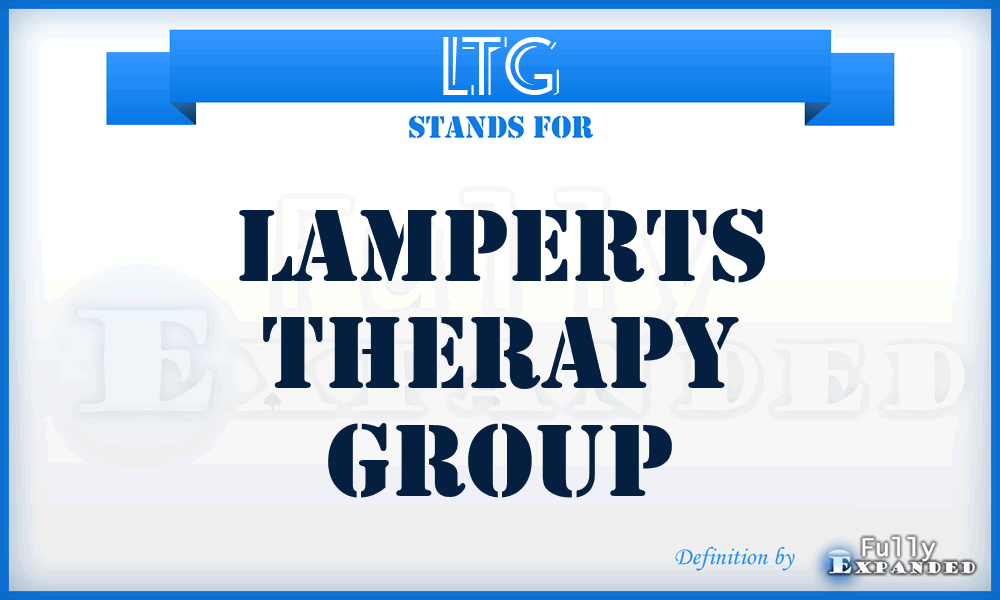 LTG - Lamperts Therapy Group