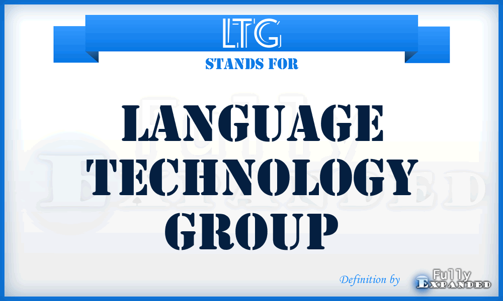 LTG - Language Technology Group