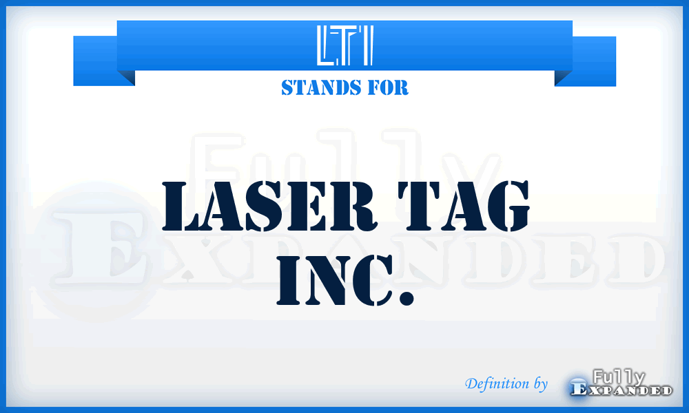 LTI - Laser Tag Inc.