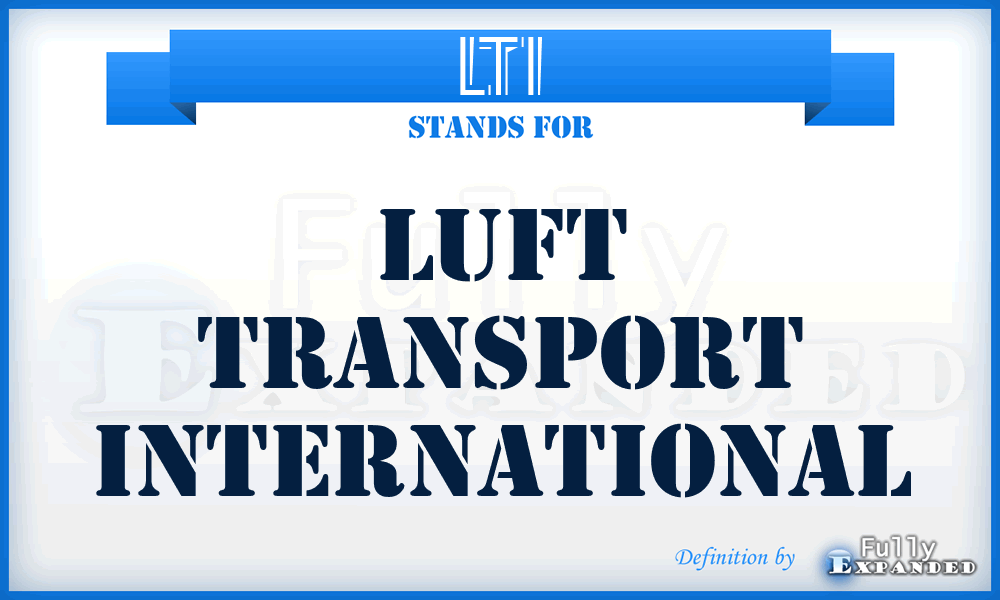 LTI - Luft Transport International