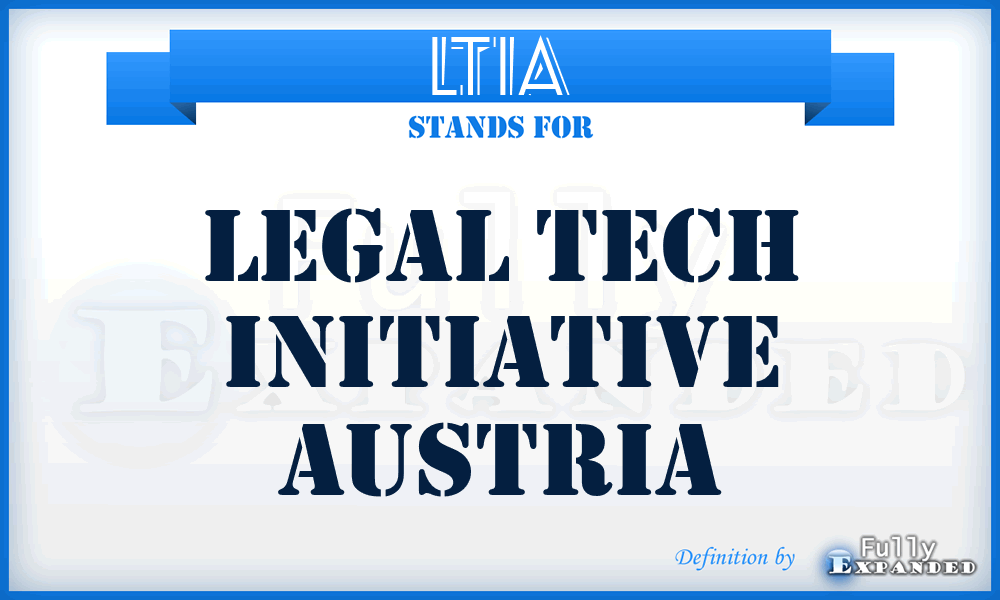 LTIA - Legal Tech Initiative Austria