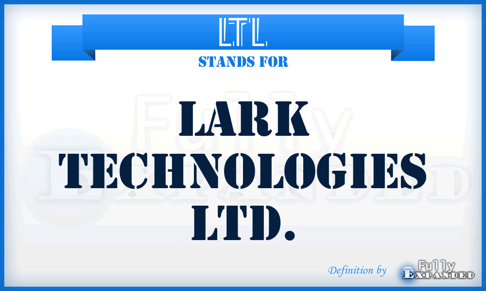 LTL - Lark Technologies Ltd.