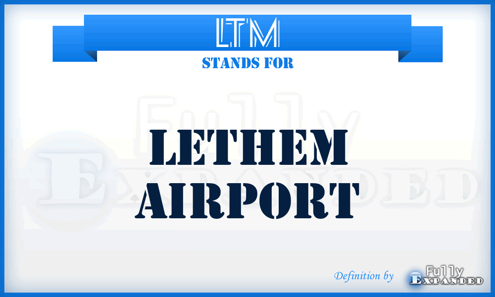 LTM - Lethem airport