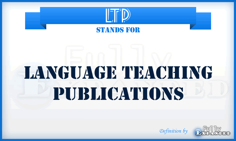 LTP - Language Teaching Publications