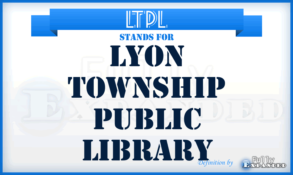LTPL - Lyon Township Public Library