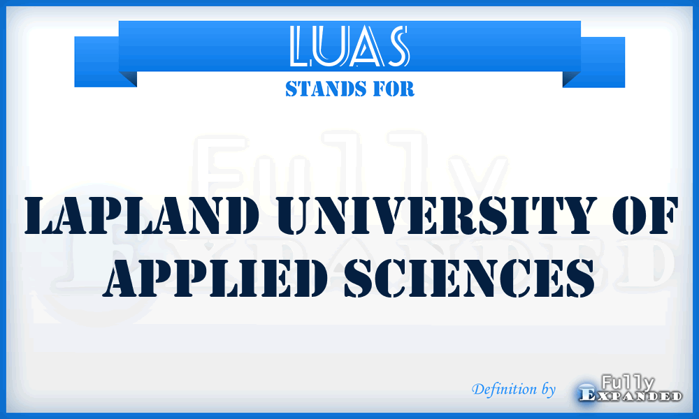 LUAS - Lapland University of Applied Sciences