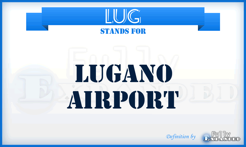 LUG - Lugano airport