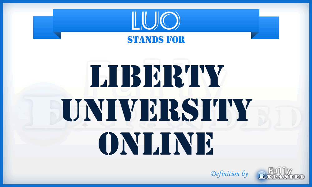 LUO - Liberty University Online