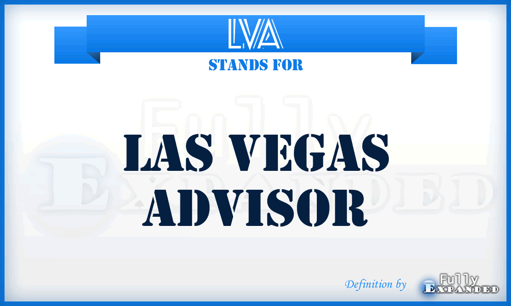 LVA - Las Vegas Advisor