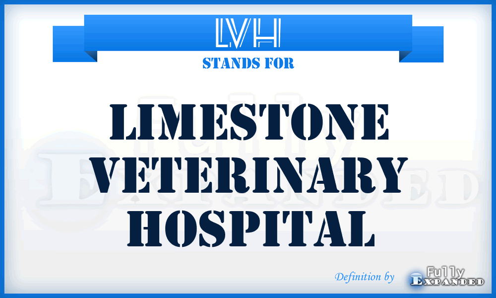 LVH - Limestone Veterinary Hospital