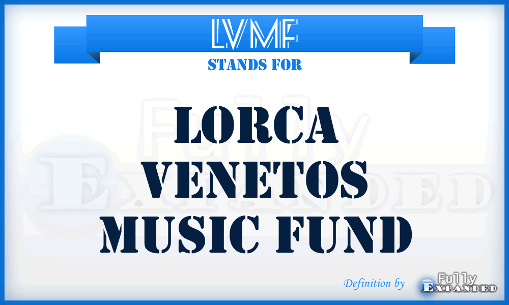 LVMF - Lorca Venetos Music Fund