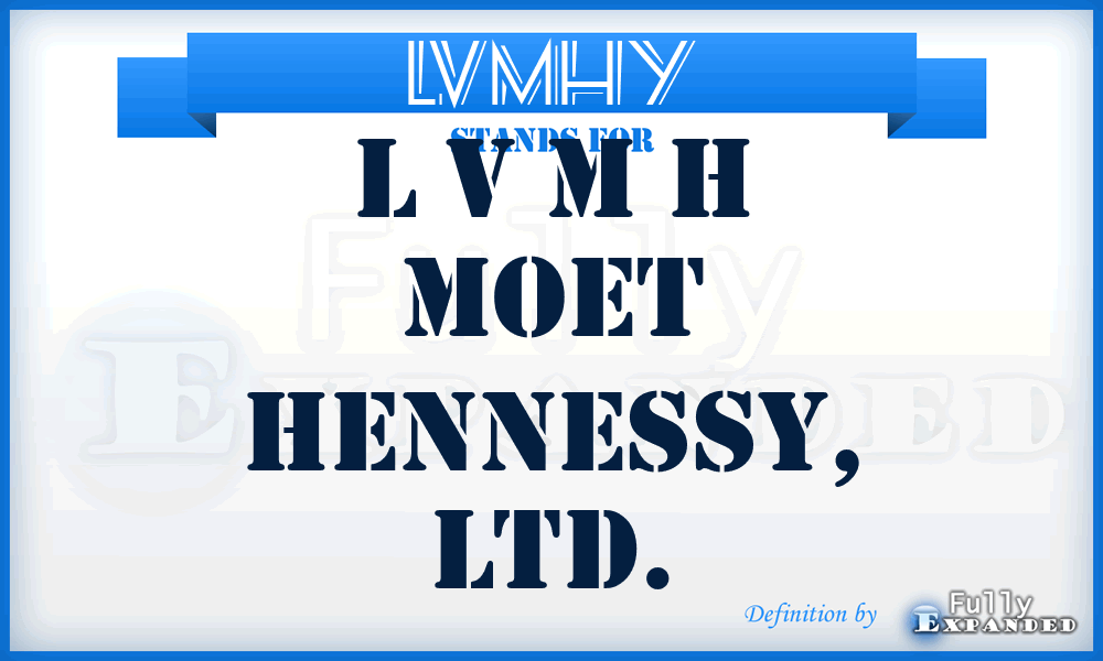 LVMHY - L V M H Moet Hennessy, LTD.