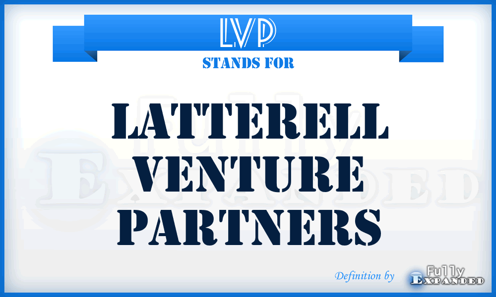 LVP - Latterell Venture Partners