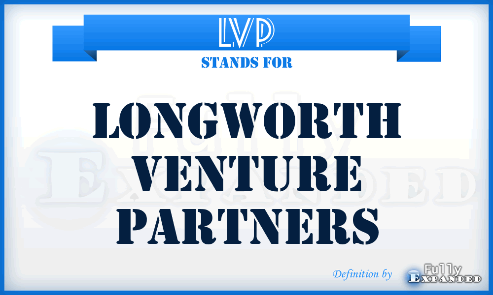 LVP - Longworth Venture Partners